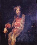 Anthony Van Dyck Portrait of the one-armed painter Marten Rijckaert. oil painting